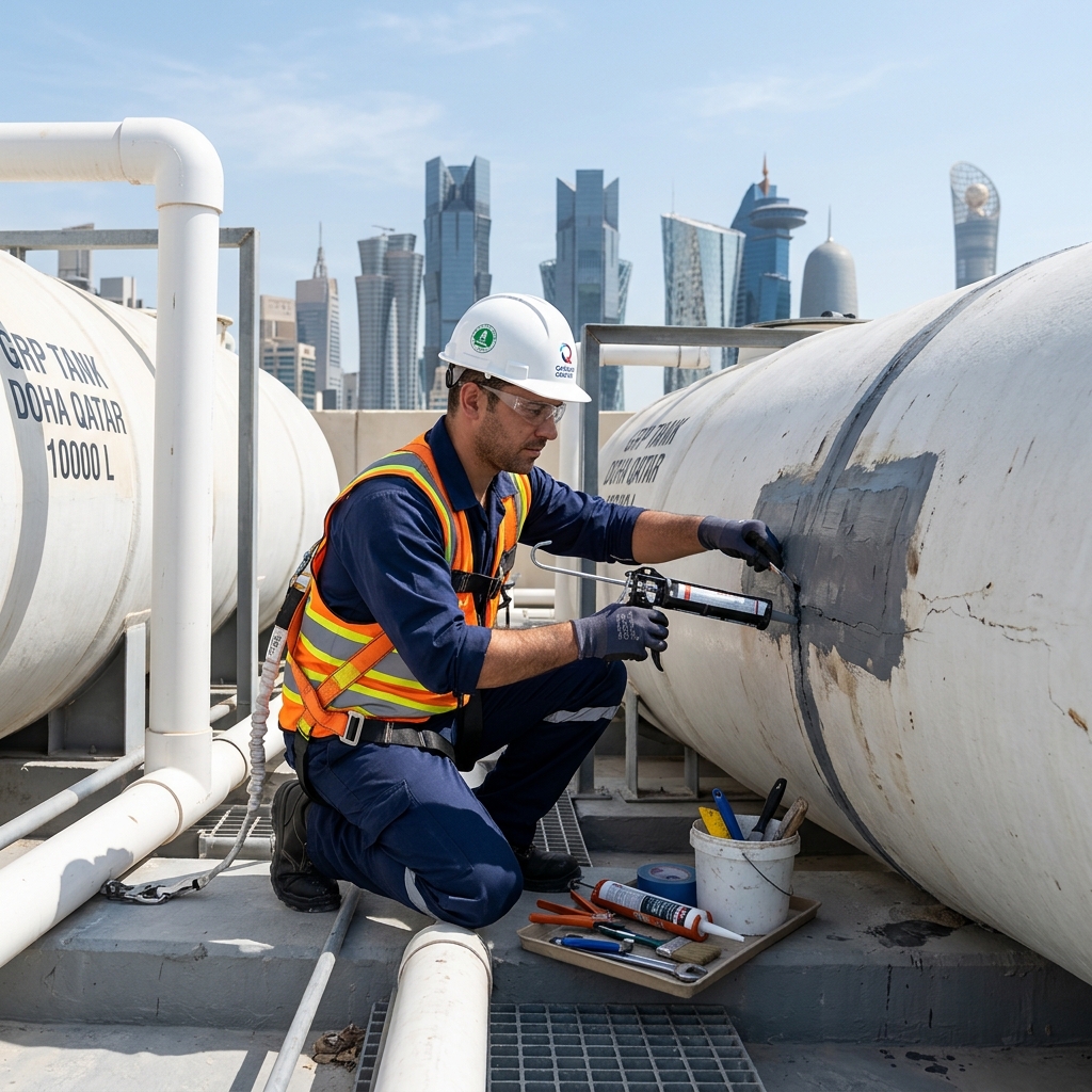 Water Tank Repair in Qatar: Signs, Causes & Fixes